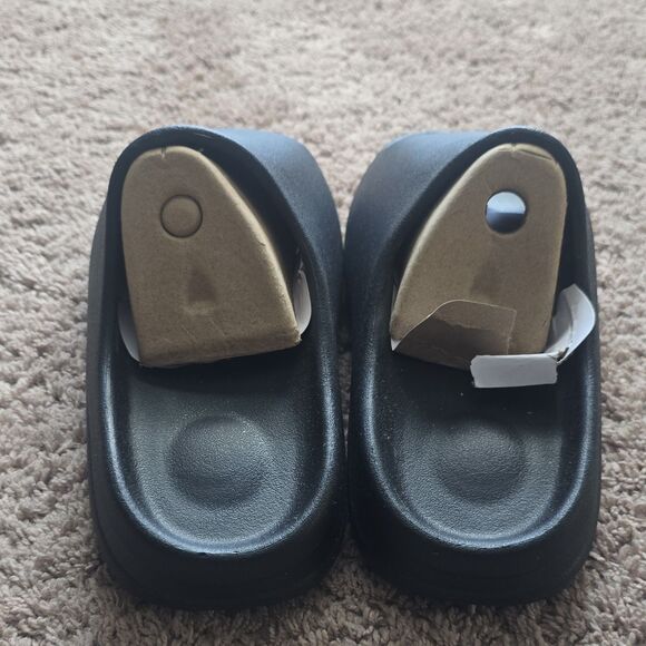 Yeezy YS-01 Slides, BLACK, SIZE 13